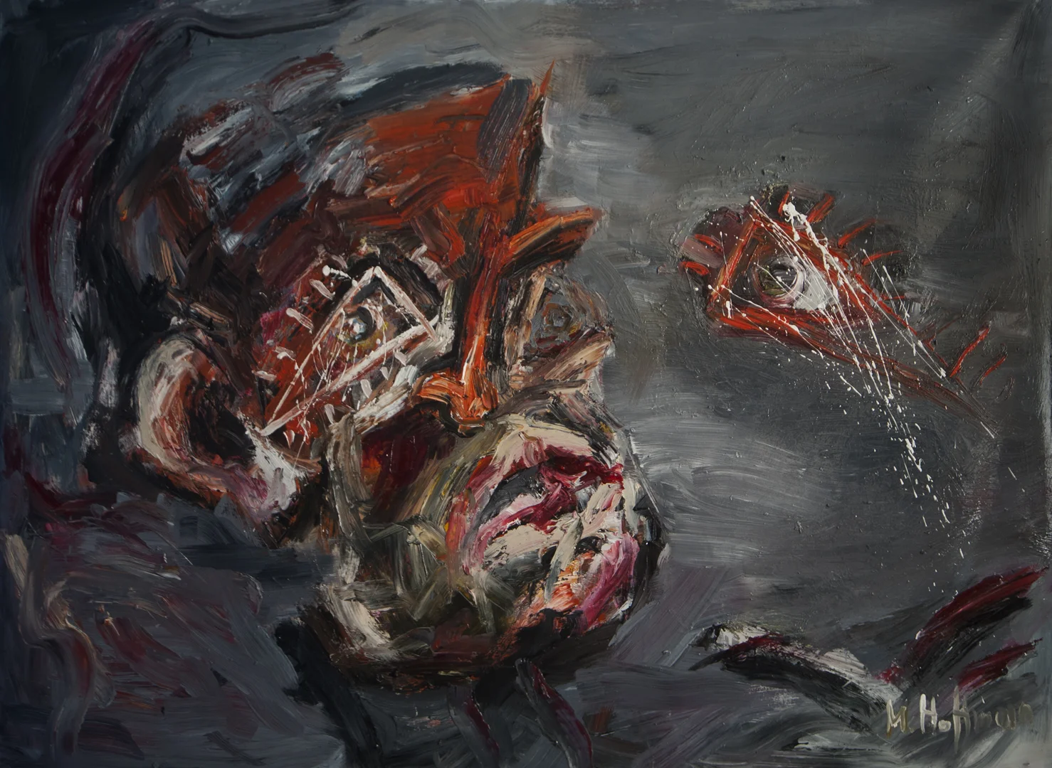point of view 2016 oil on canvas 152x107 cm