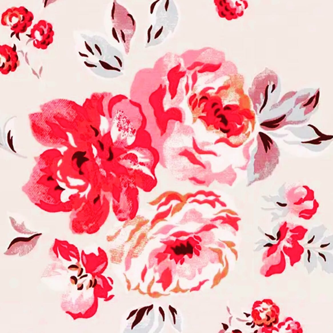 🌸Hooray! Cheery
@cathkidston fabric is back&mdash;a look alike to our client&rsquo;s gorgeous roses 🌸(swipe to see the beauties)
. 
#cathkidston #caswellpetal #stoutfabrics #floralfabrics #interiordesign #roses
