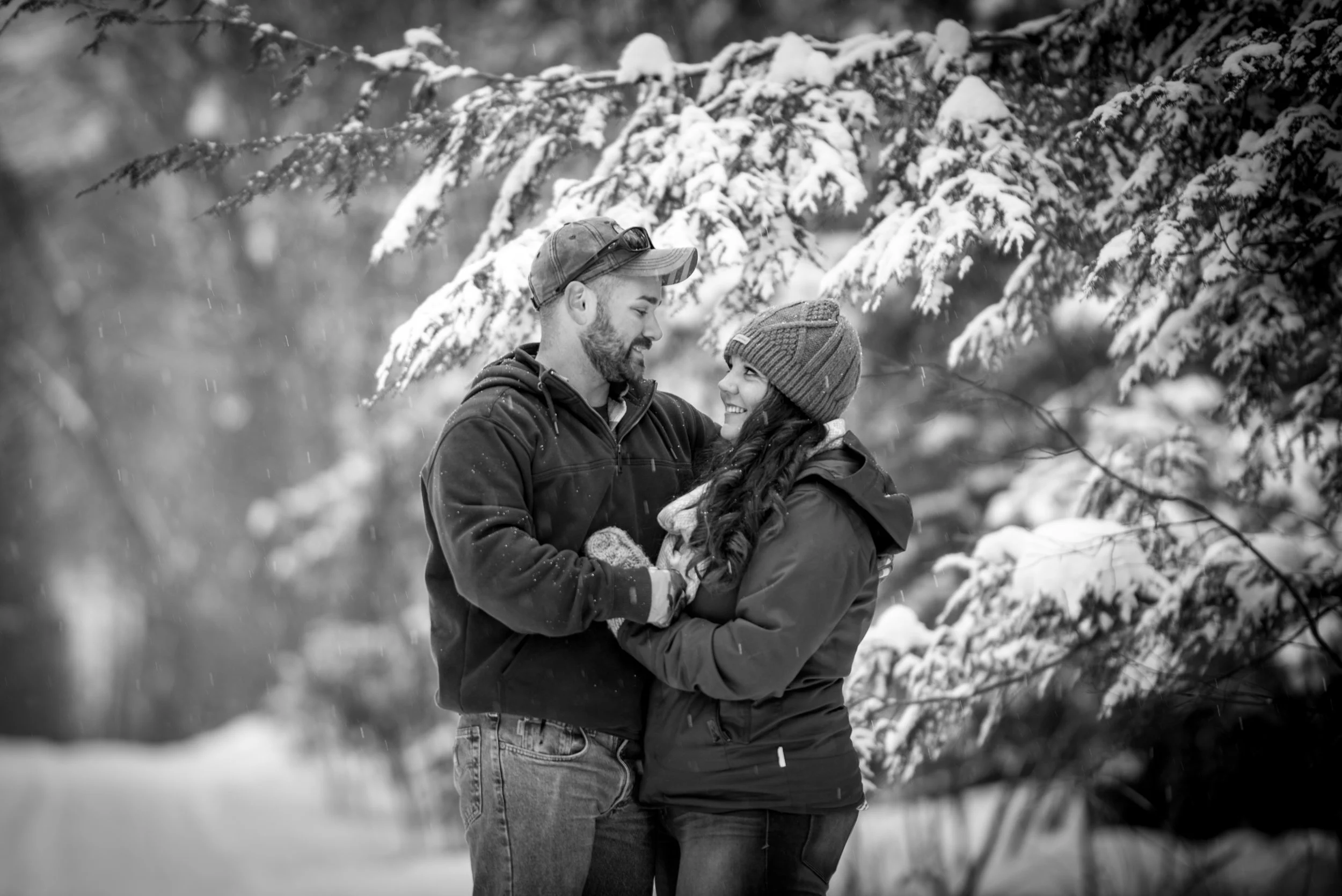 Winter Couple's Portriat
