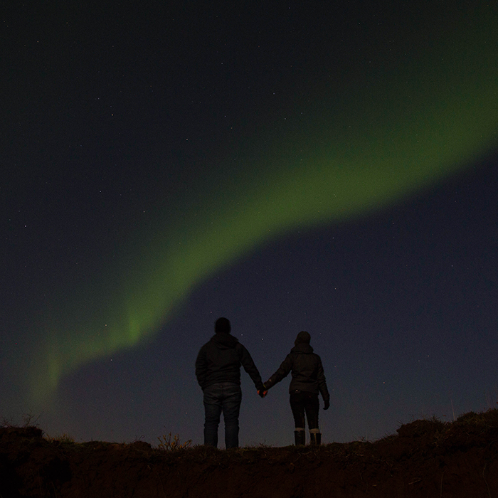 Lighting up the sky — Iceland