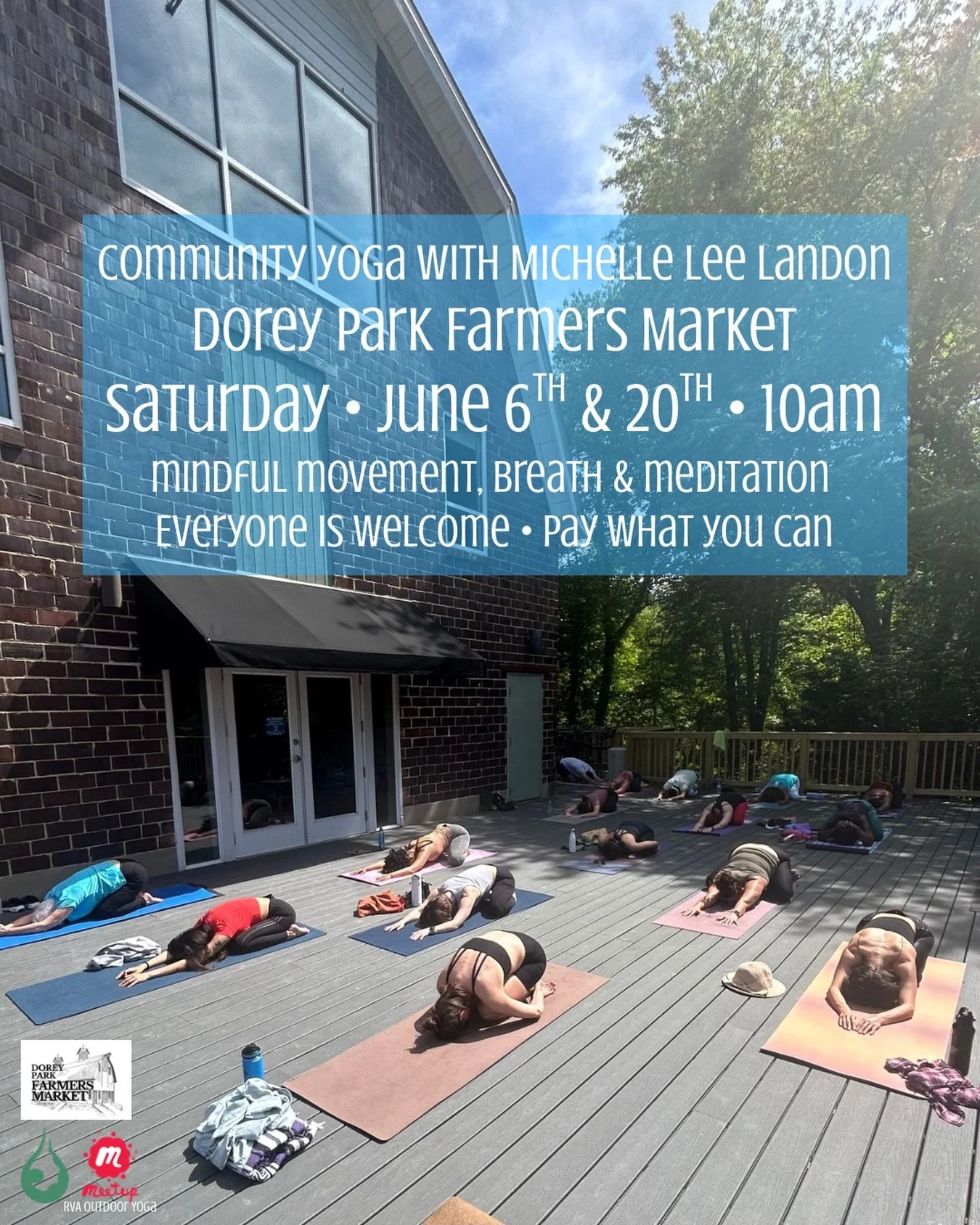 Save the Dates💚
Looking forward to another season at @doreyfarmersmarket - June ➡️ October. The 2026 season opening day is Saturday, June 6th. Join me for Community Yoga, select Saturdays each month at 10am &amp; then check out the market when you&r