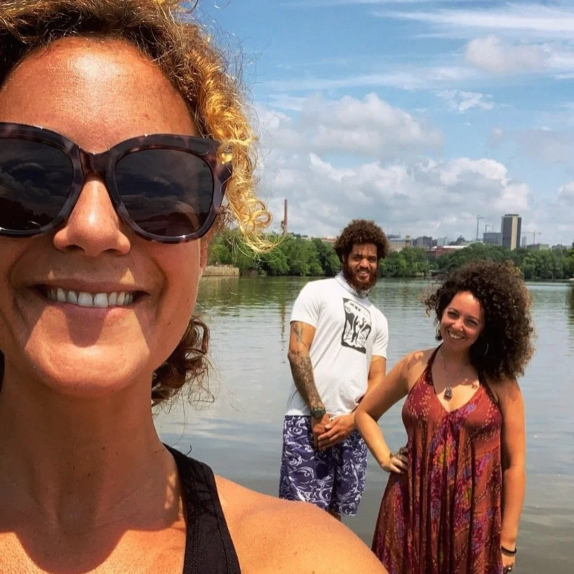 Almost 6 years ago now,  I posted this picture with the caption &ldquo;Happiness is, knowing your best friend has met her person&rdquo;. 
It was my first time meeting Miles in person, and the three of us bounced around Richmond together all day,  soc