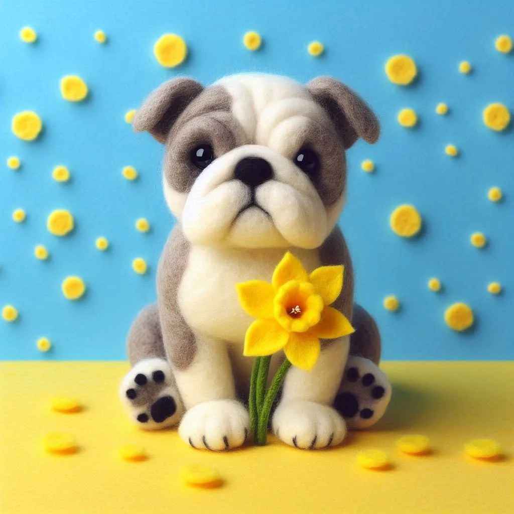 Bulldog Birthday Card