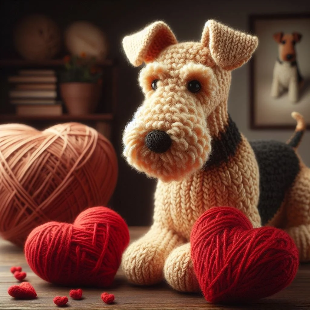 Airedale Terrier Mothering Sunday Card