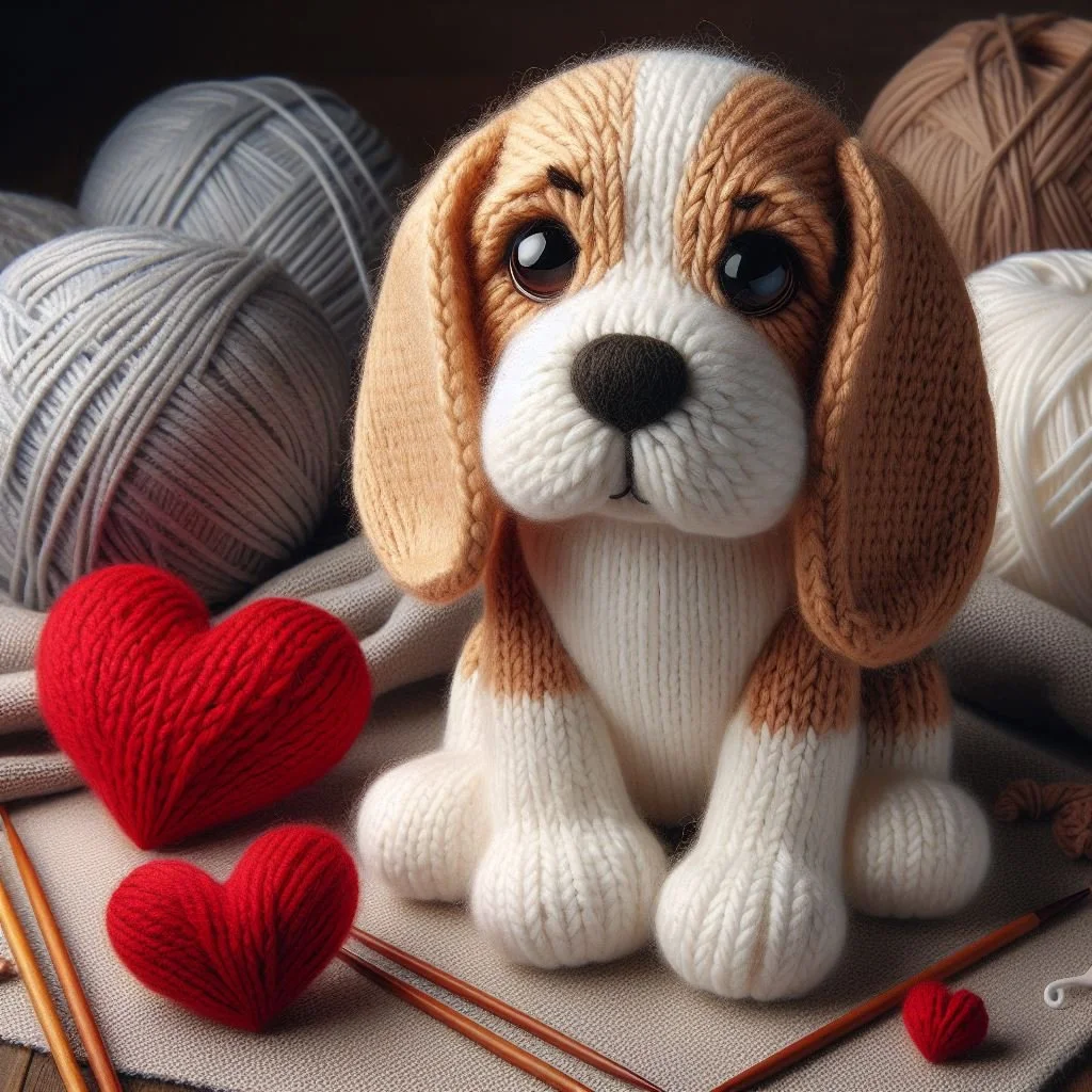 Beagle Valentine Card
