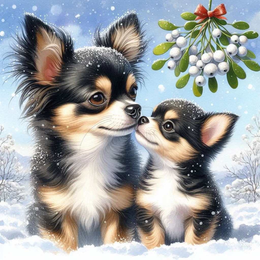 Pack of Chihuahua Christmas Cards