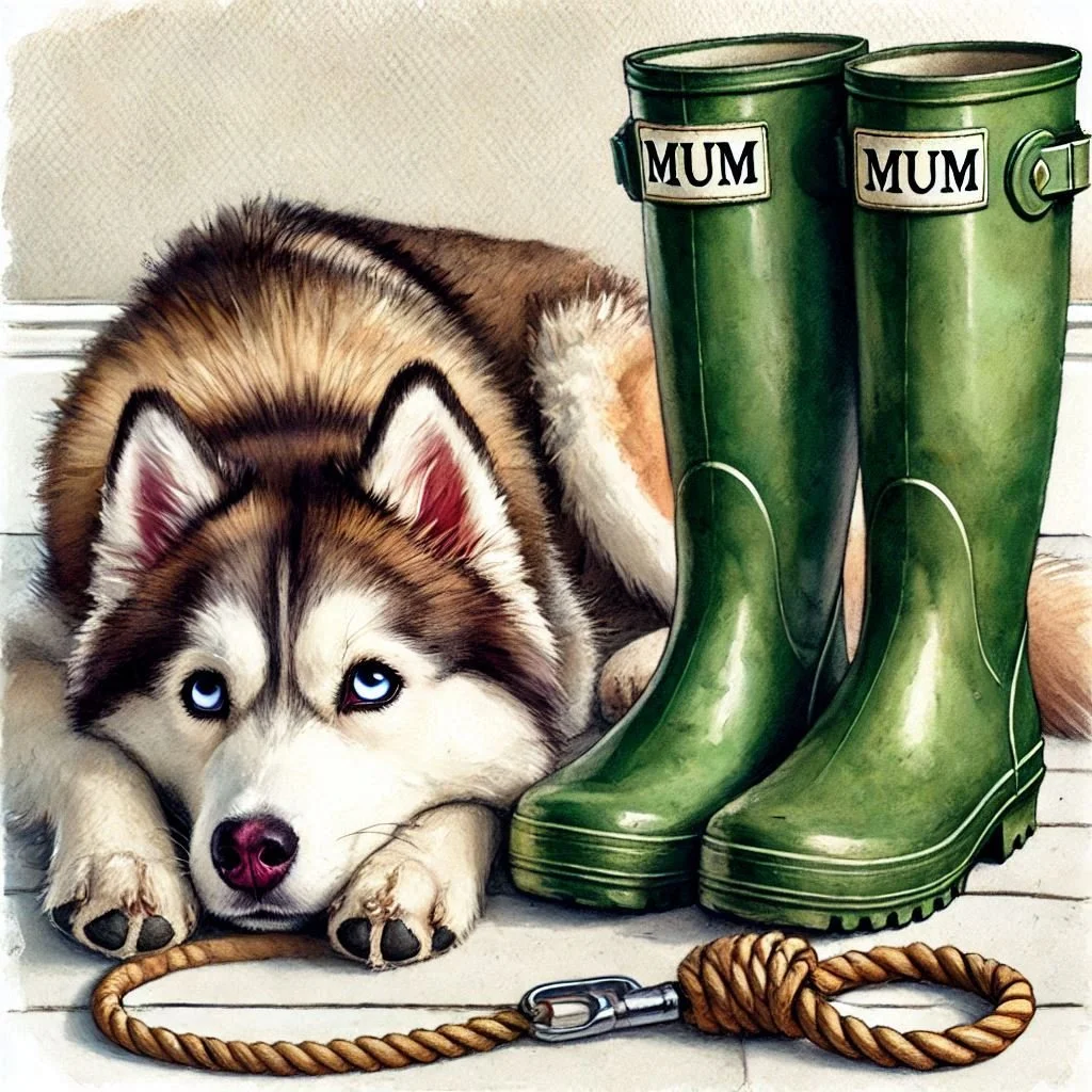 Dog Welly Cards