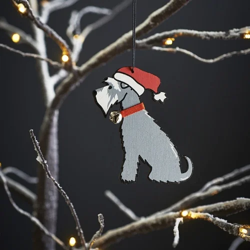 thumbnail image 2 of Schnauzer Ornament-schnauzer Christmas Ornament-terrier Ornament-schnauzer Gifts-schnauzer 2 of 12