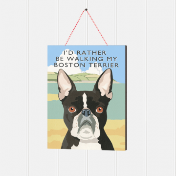Boston Terrier sign