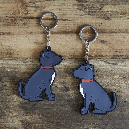 staffy keyring