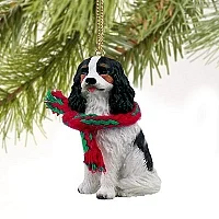 Ornement De Noël En Céramique - Cavalier King Charles Spaniel à Suspendre 7,3 Cm - 9