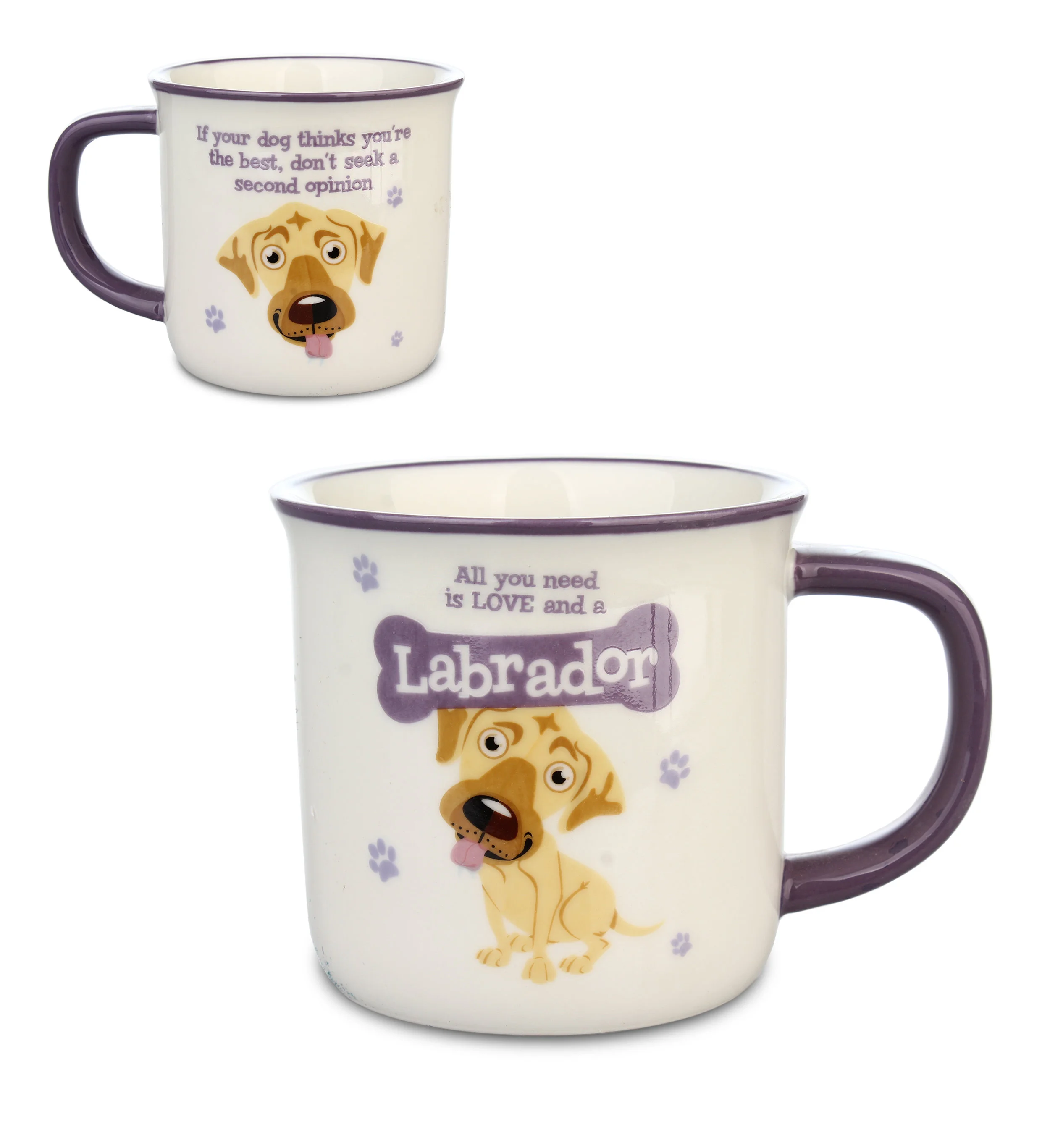 yellow labrador mug
