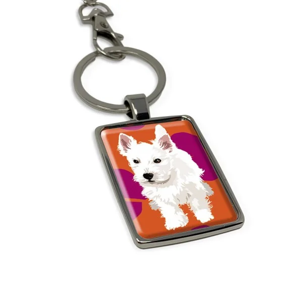 westie keyring