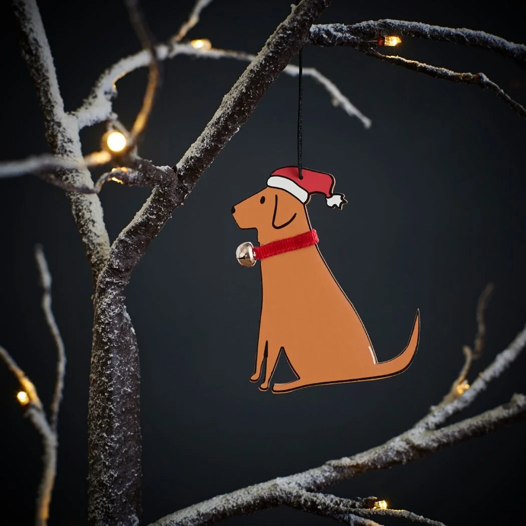 Fox Red Labrador Christmas Decoration