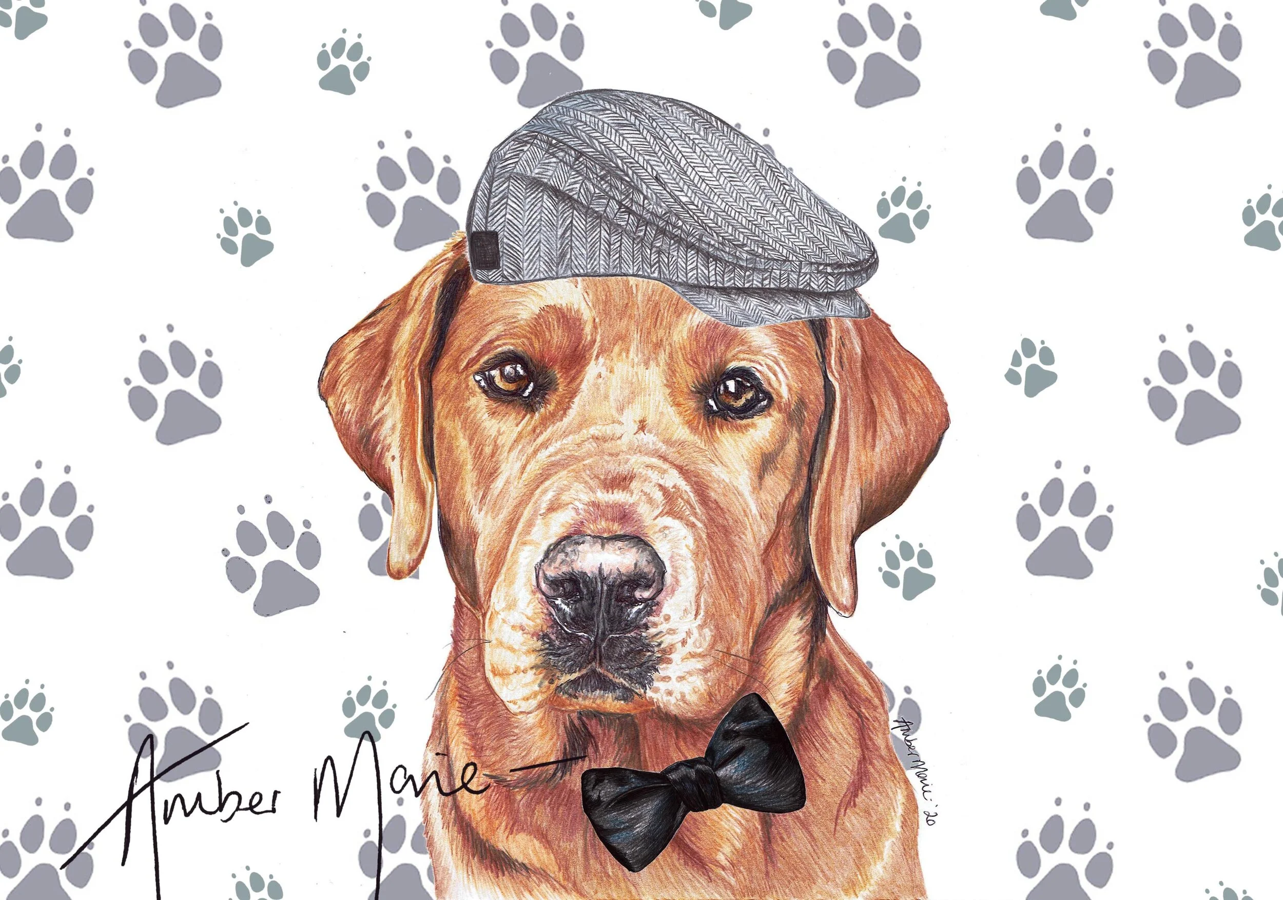Single Large Luxury Fox Red Labrador 