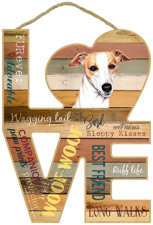 Whippet Love Sign