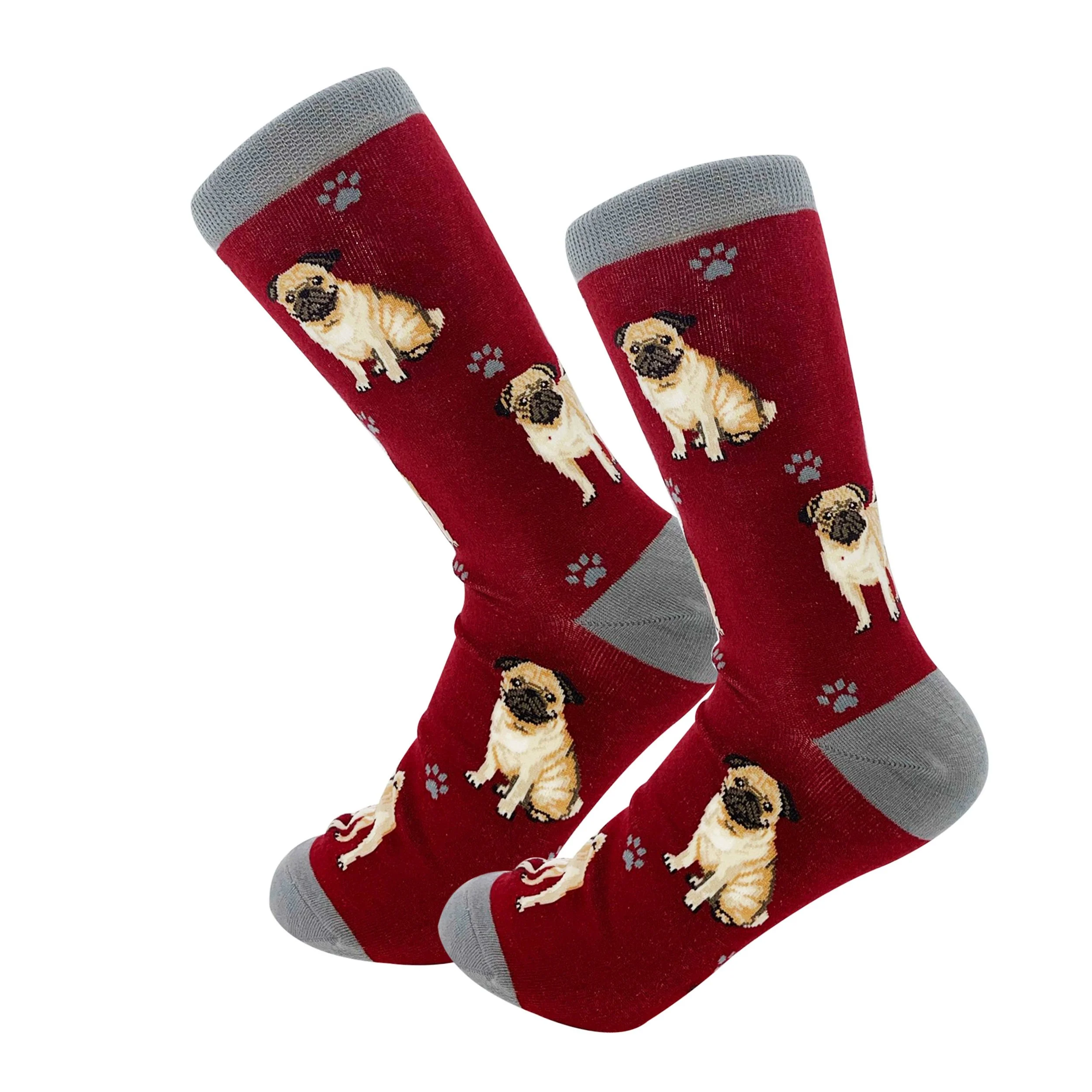 Tan Pug Socks