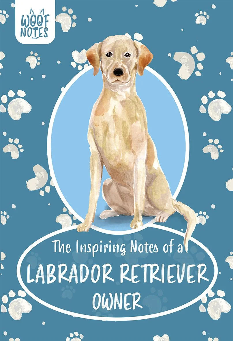 Large Yellow Lab Notebook