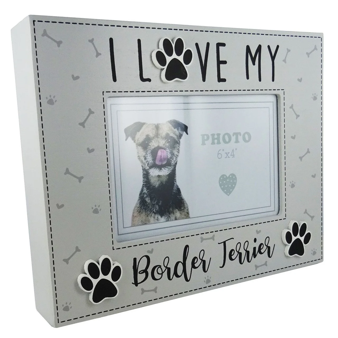 Border Terrier Box Photo Frame