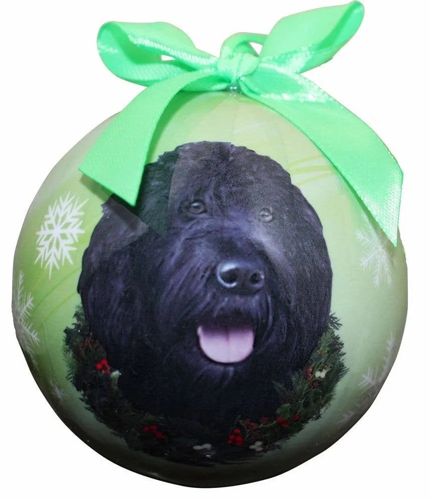 Black Labradoodle Bauble