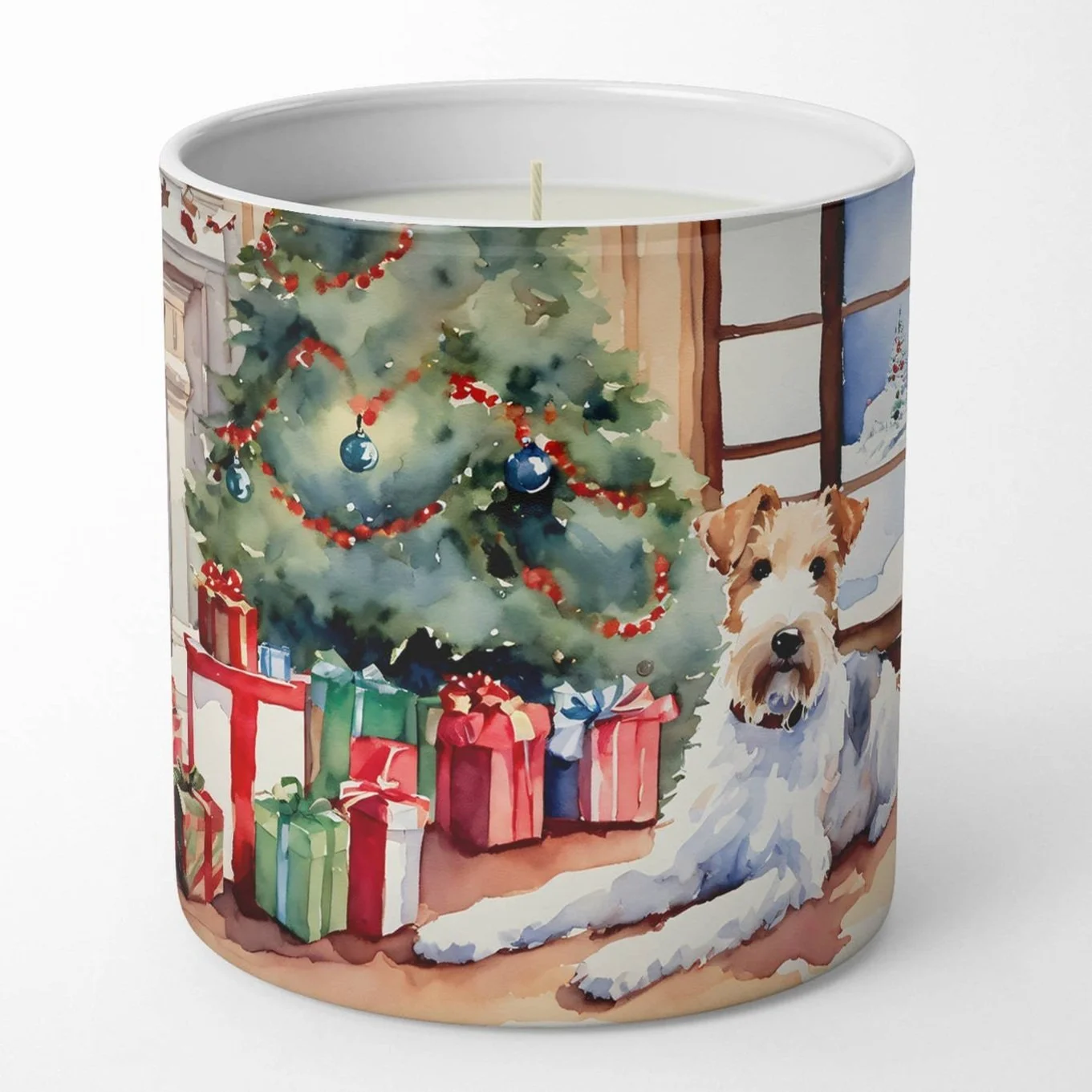 Fox Terrier Candle