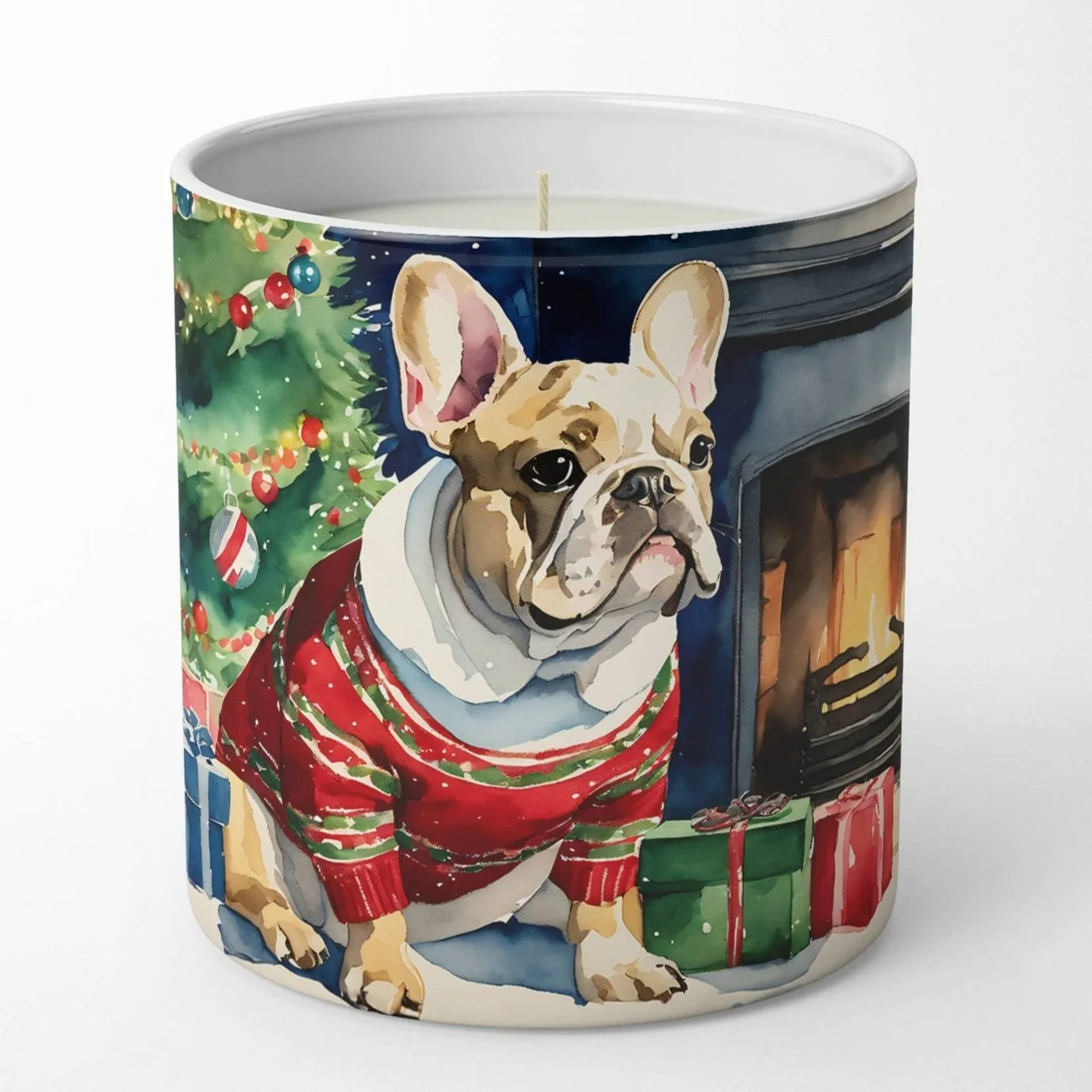 Frenchie Candle
