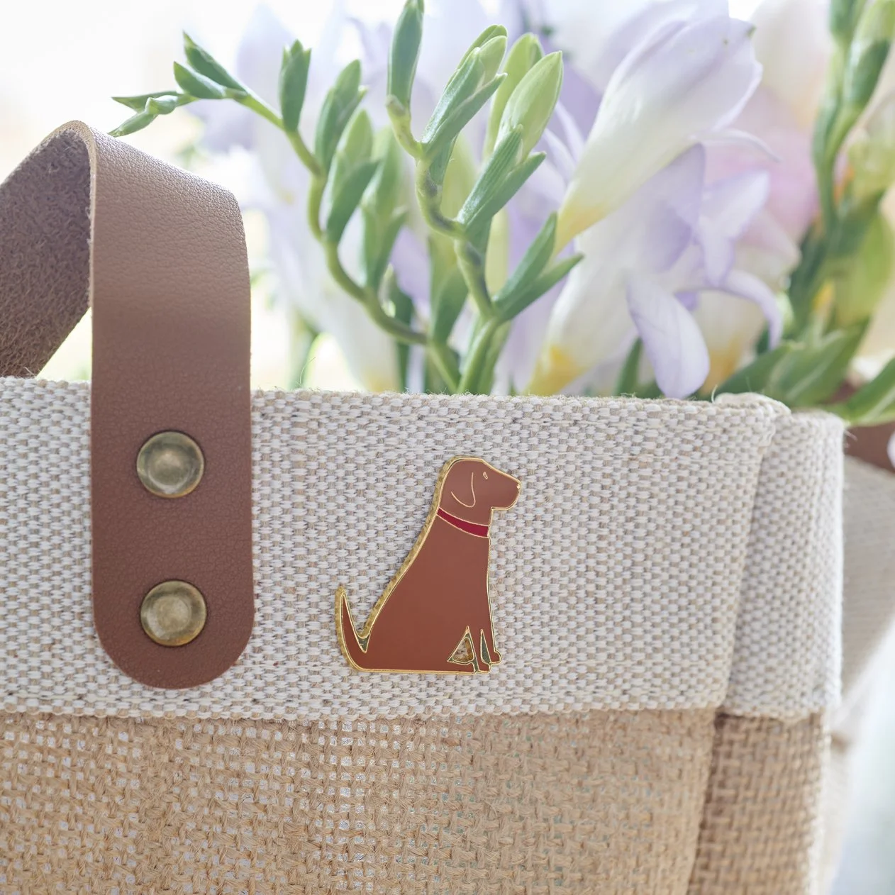 Fox Red Labrador Brooch