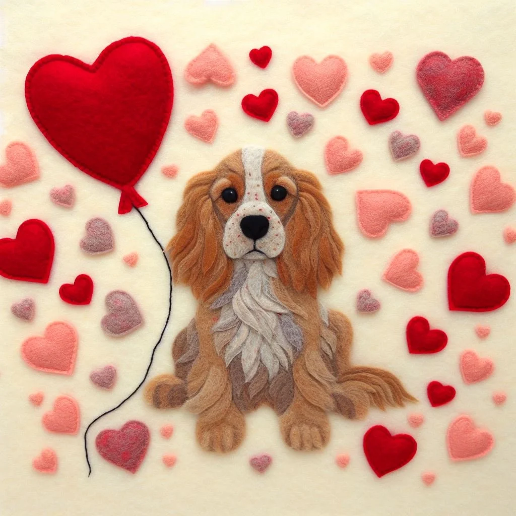 Cocker Valentine Card