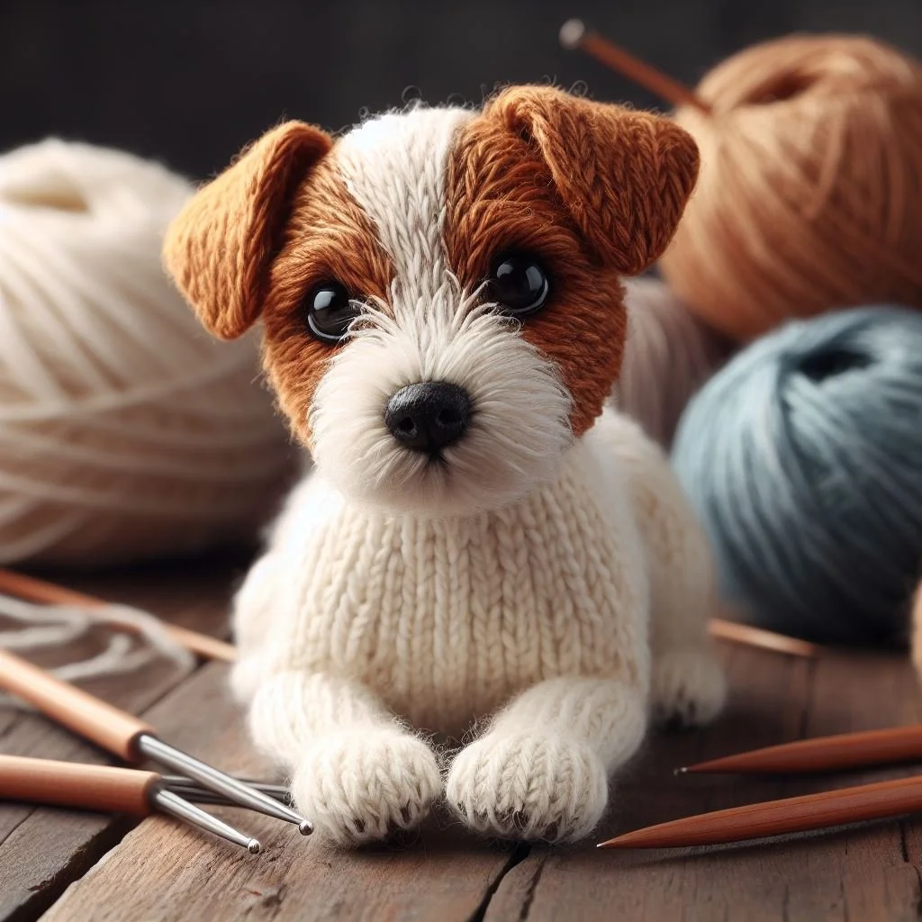 Single Luxury Jack Russell Birthday Greeting Card — Two Woofs