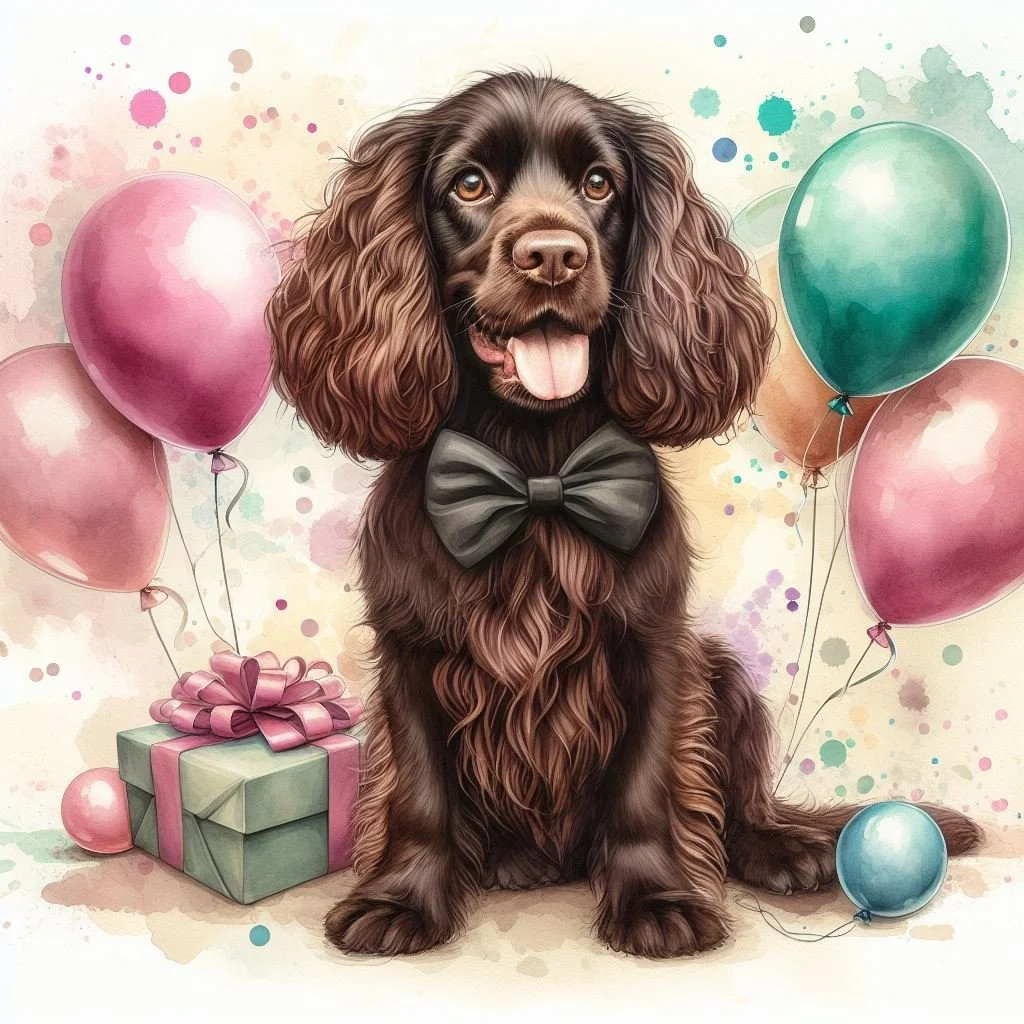 Chocolate Cocker Greeting Card