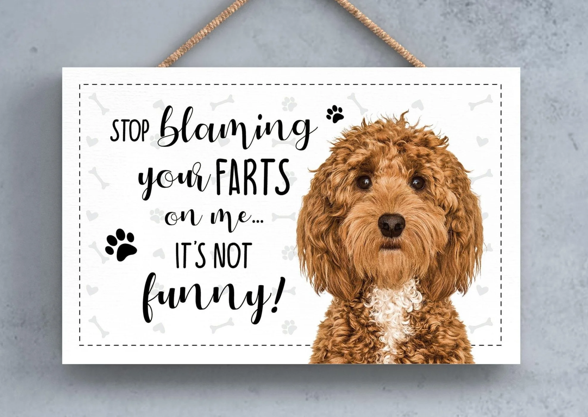 Cockapoo Fart Sign