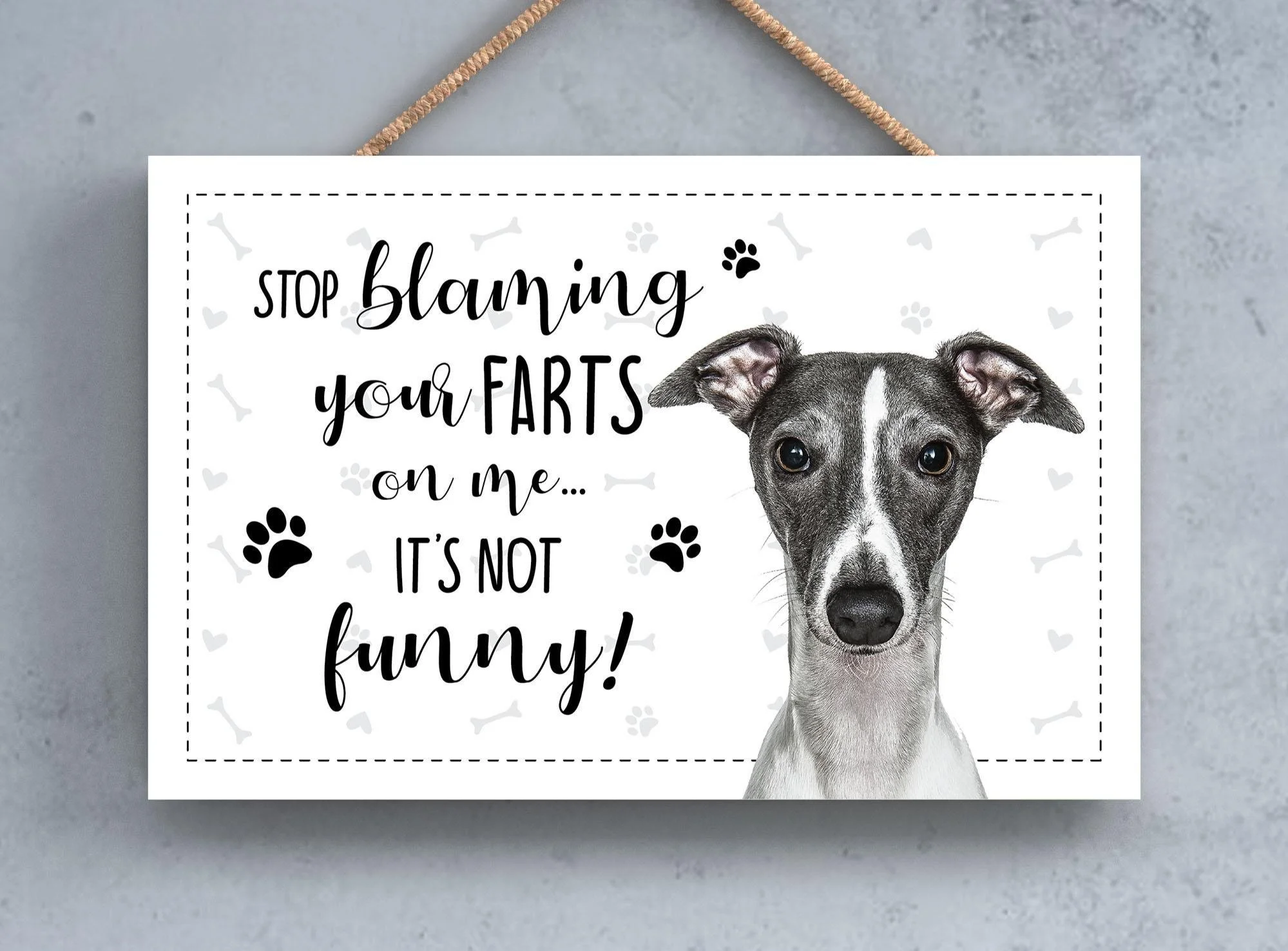 Whippet Fart Sign
