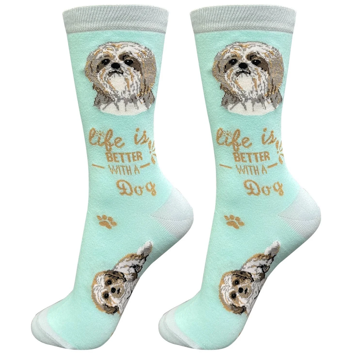 Tan Shih Tzu Socks