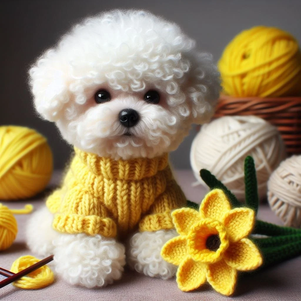 Bichon Mothering Sunday Card