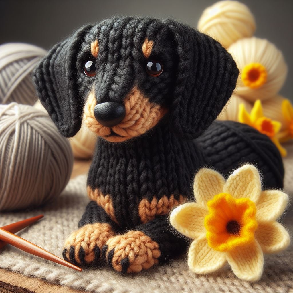 Dachsund Mothering Sunday Card