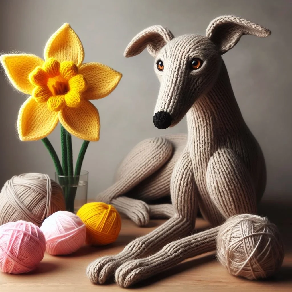 Greyhound Mothering Sunday Card