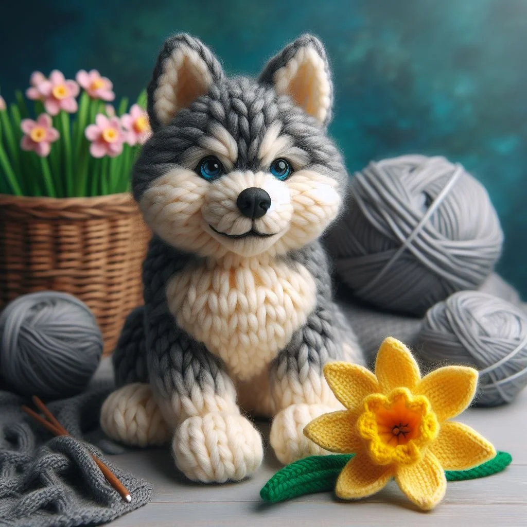 Husky Mothering Sunday Card