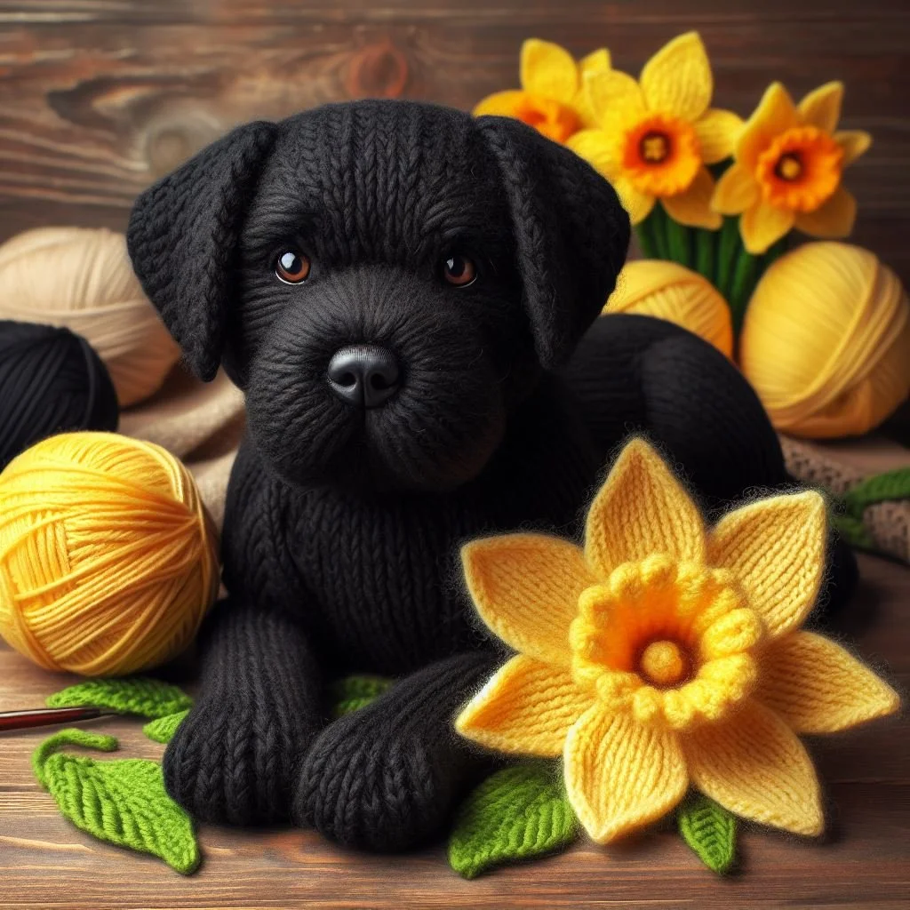 Black Lab Mothering Sunday Card