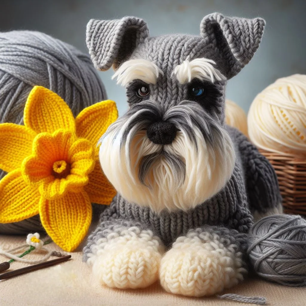 Schnauzer Mothering Sunday Card