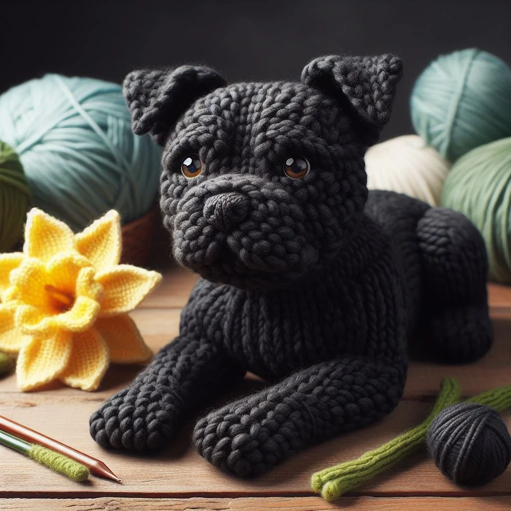 Black Schnauzer Mothering Sunday Card