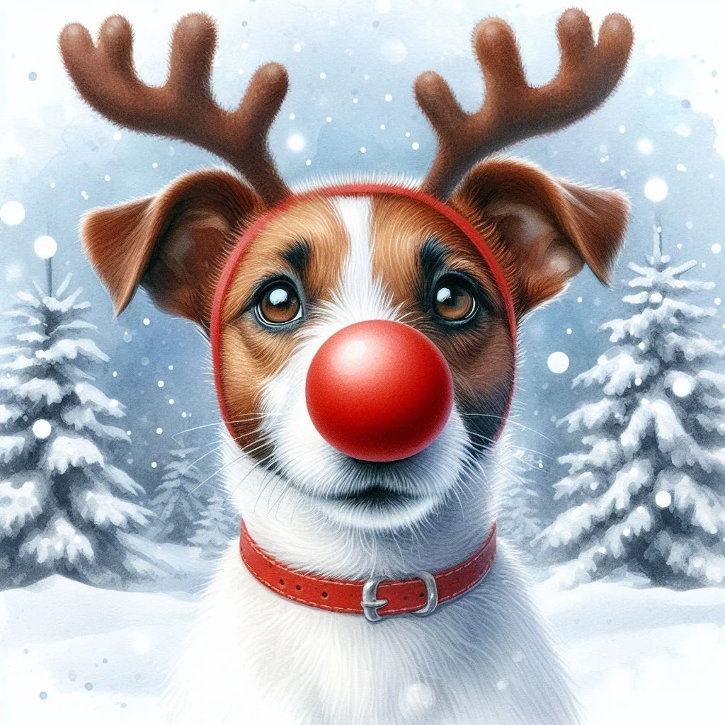 Pack of Jack Russell Christmas Cards