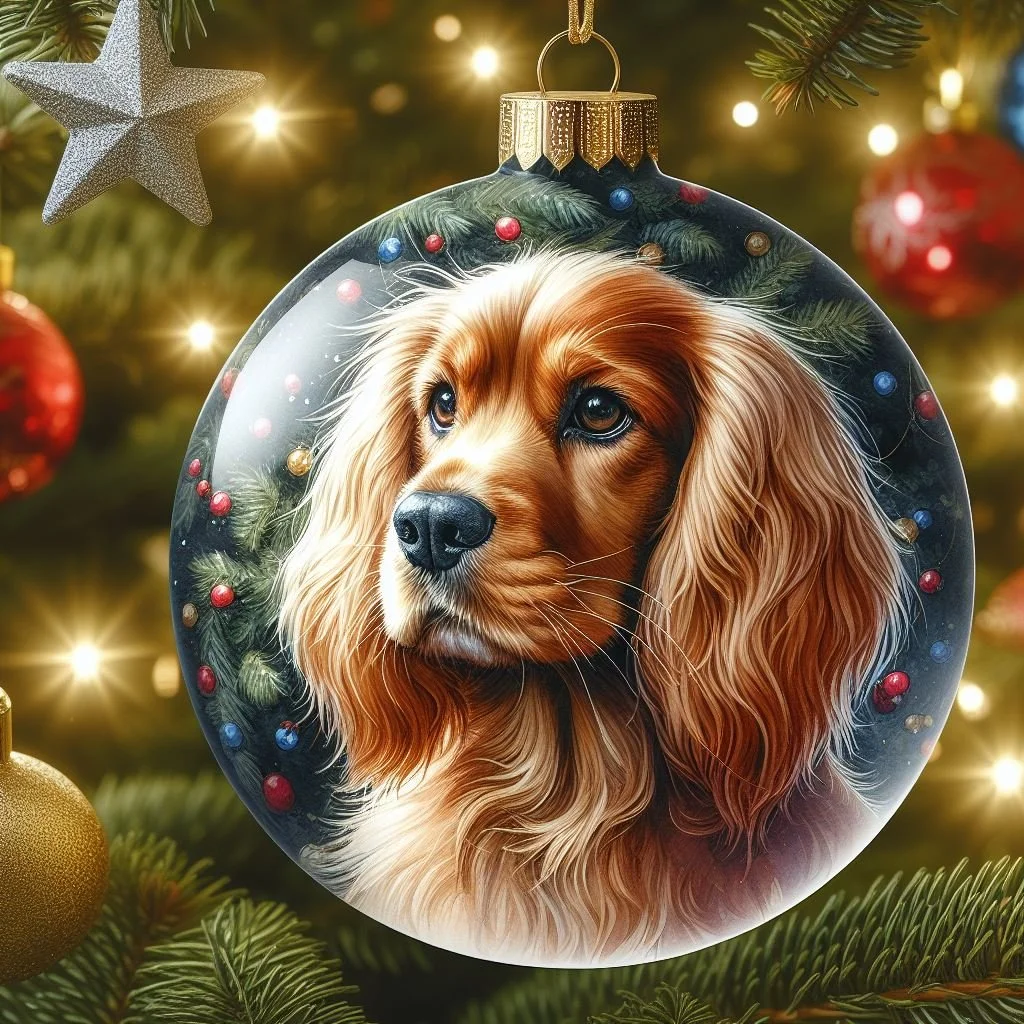 Golden Cocker Spaniel Christmas Cards