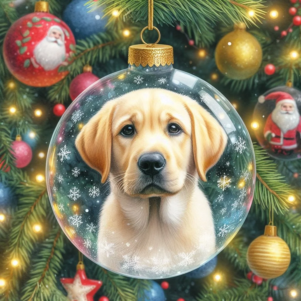 Yellow Lab Christmas Cards