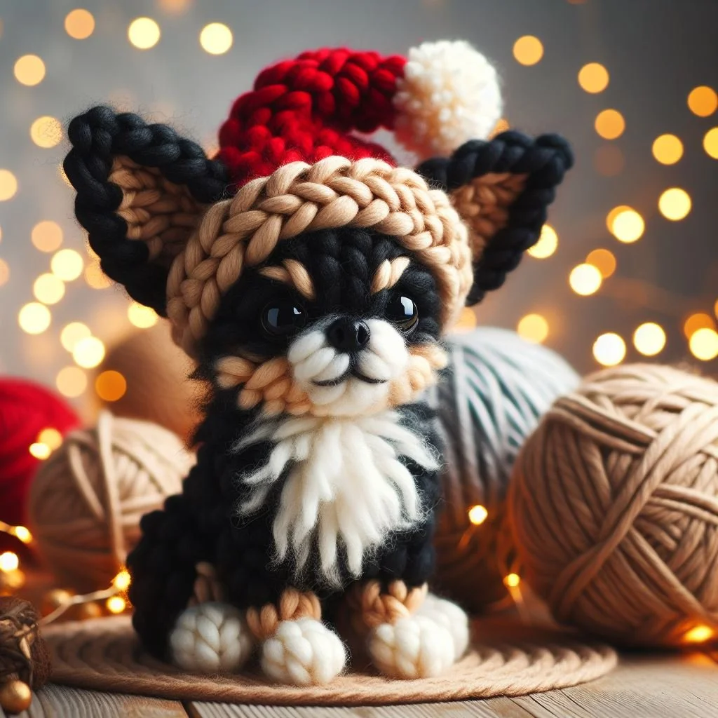 Knitted Chihuahua Toy