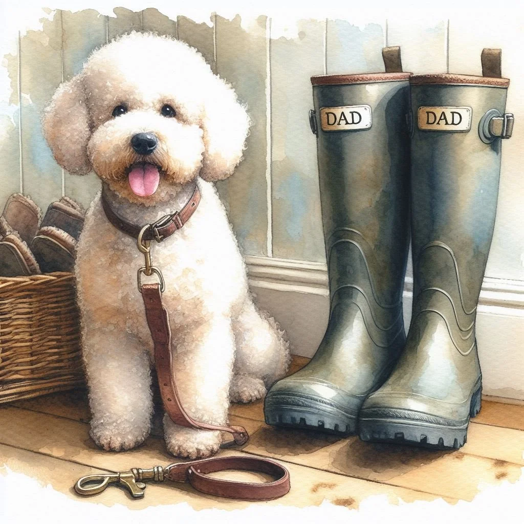 Bichon Dad Card