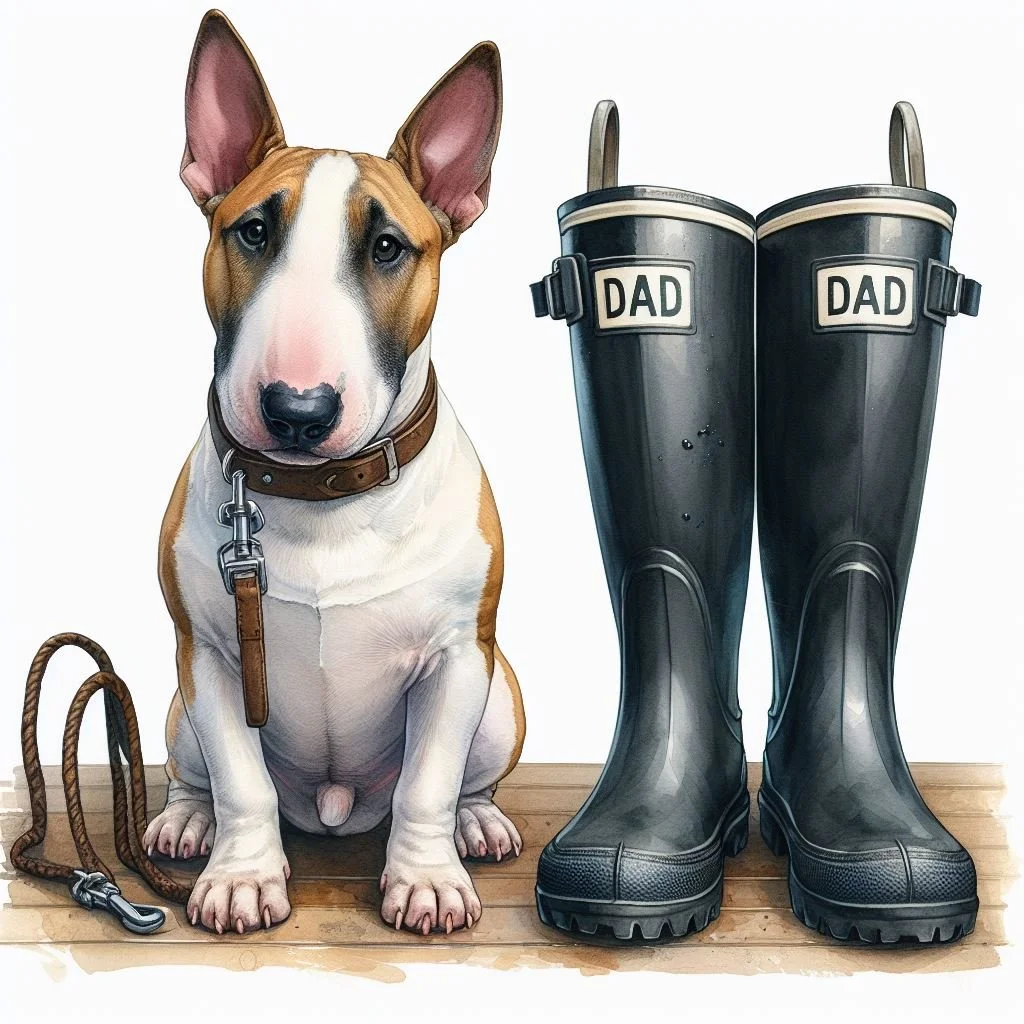 Border Terrier Dad Card