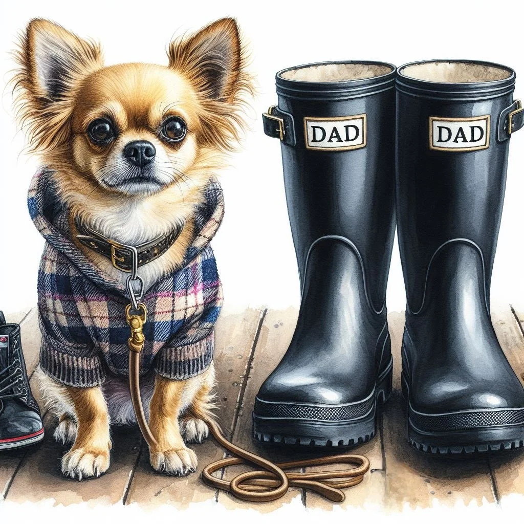 Chihuahua Dad Card