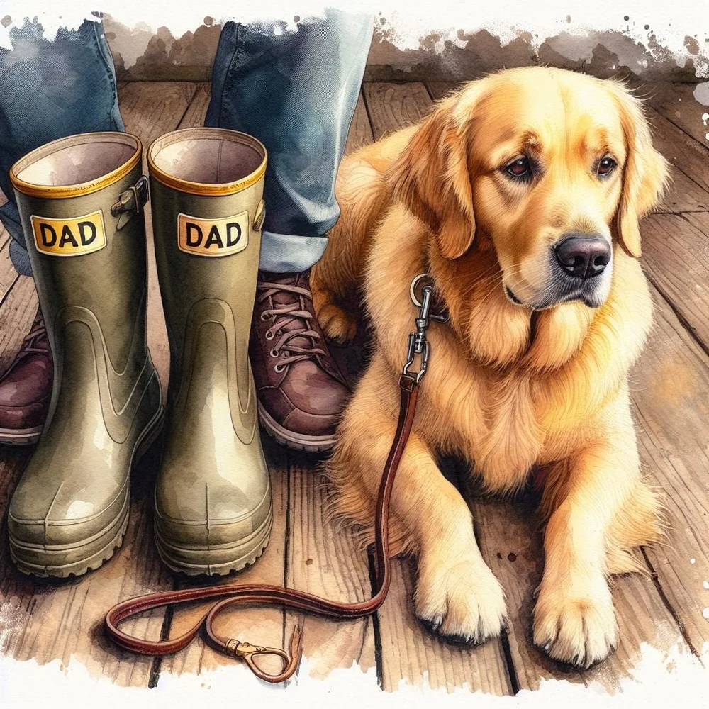 Targhetta Per Valigia FouFou Dog Con Golden Retriever – Portaindirizzo Per Viaggi - 4