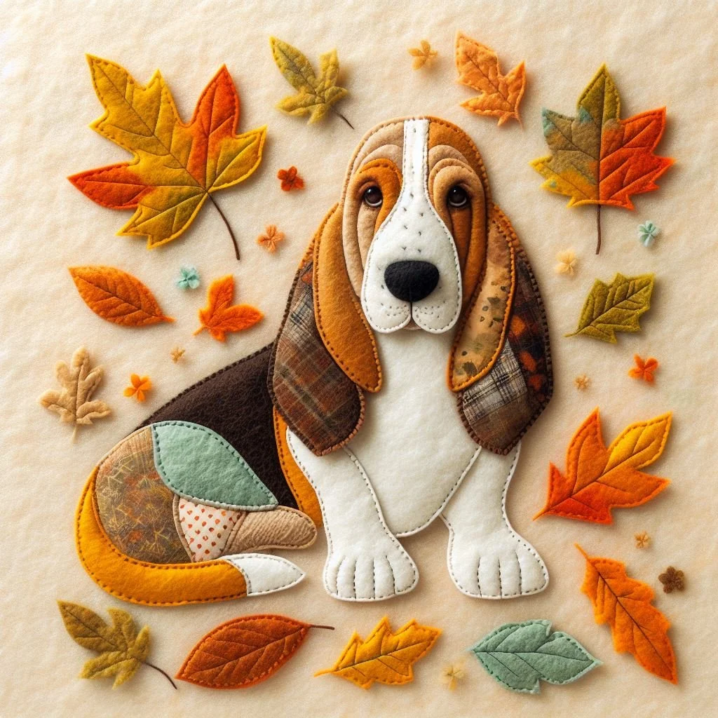 Basset Hound Blank Card