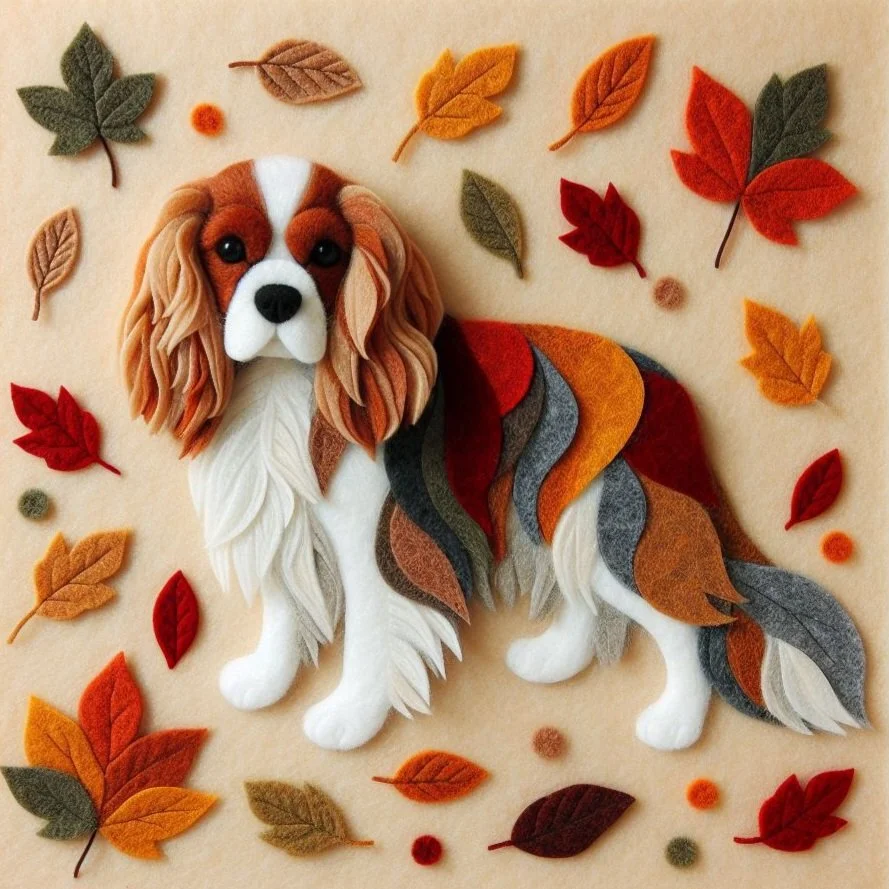 King Charles Spaniel Birthday Card